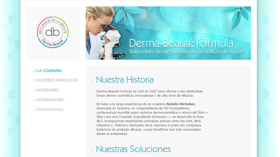 Rhzm :: Derma Beauté Website